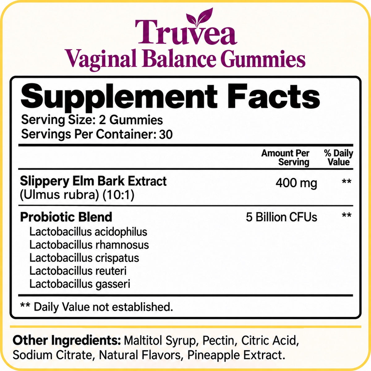 Vaginal Balance Gummies - Daily Support for pH Balance, Freshness & Confidence