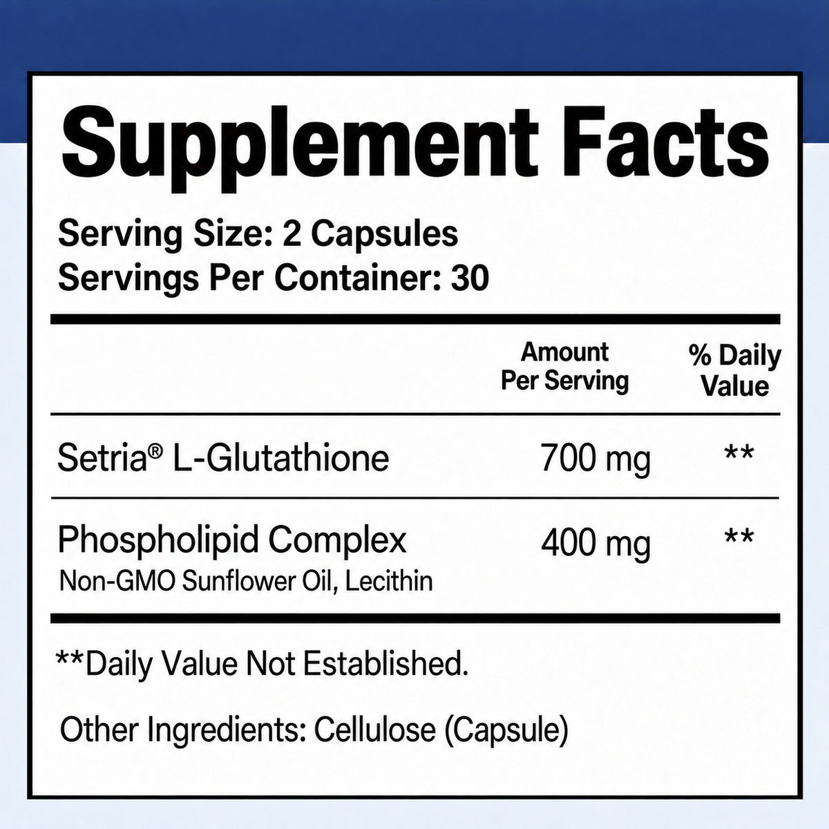 Liposomal Glutathione - Daily Cellular Energy Support